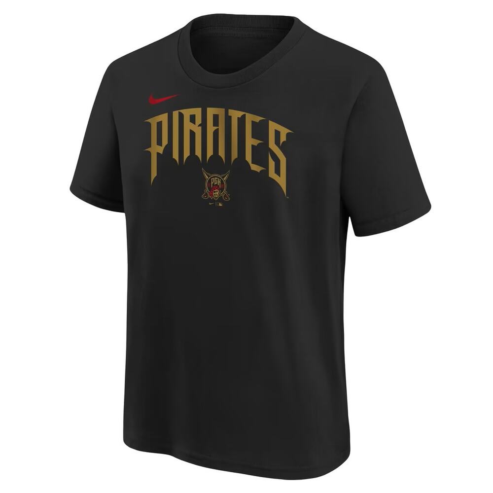 NEW Nike Pittsburgh Pirates T Shirt Men's Black Short Sleeve Crew neck Size XL
